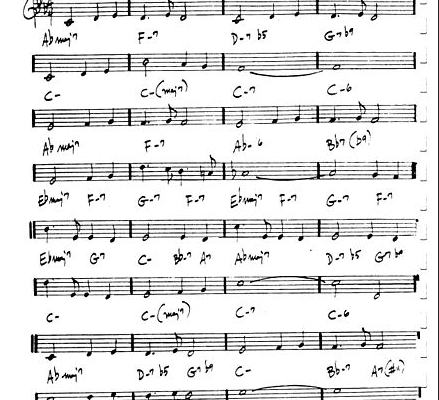 Lead Sheet Example 3